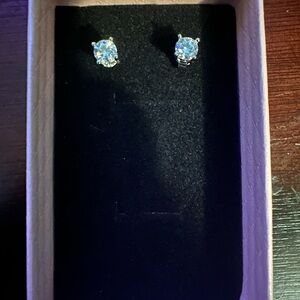 Elegant Silver Stud Earrings